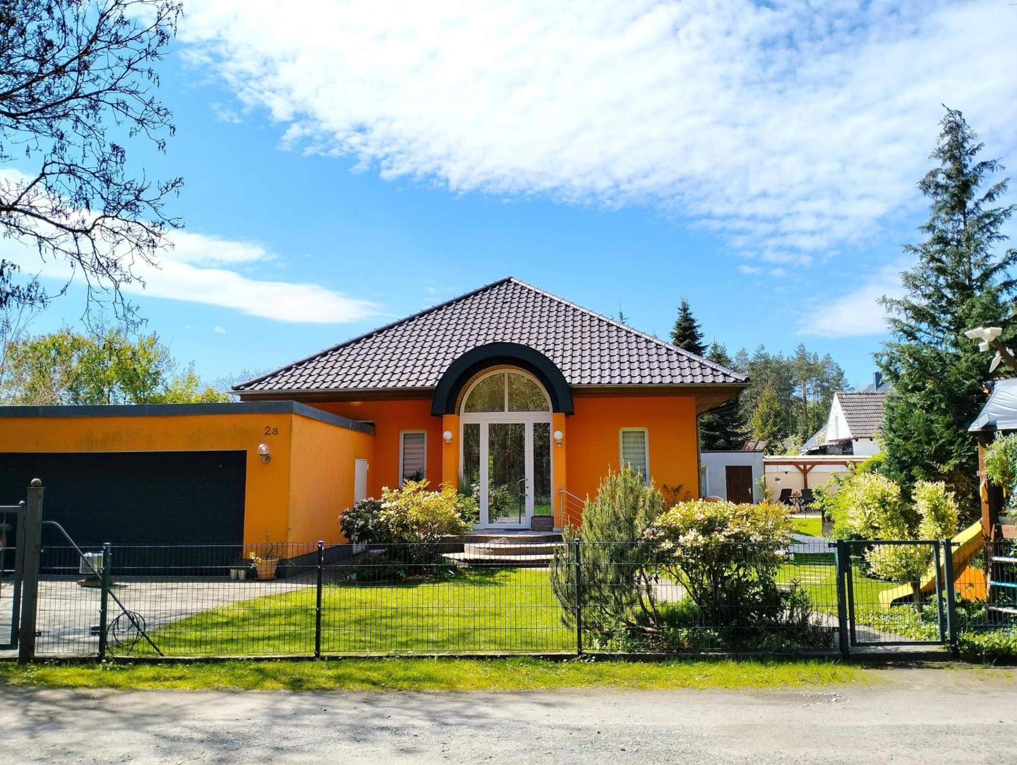 Ferienwohnung Am Waldesrand - Garten, Terrasse, Grill, Luftkuehler, Massagesessel, Kinderspielecke, Spielekonsole Chociebuż Zewnętrze zdjęcie